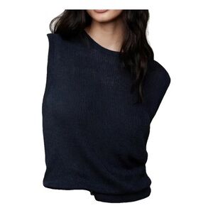 Banana Republic Eliza Blue Knit Sweater